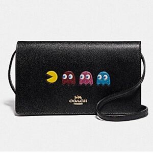 Coach x PAC MAN Purse Crossbody / Clutch Anna Bag